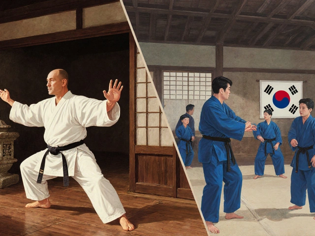 Karaté vs Taekwondo : différences essentielles, techniques et philosophie