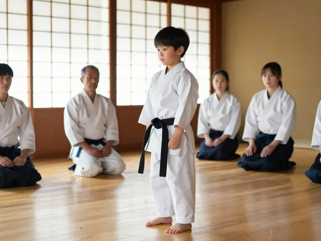 À quel âge obtient-on la ceinture noire au karaté ?